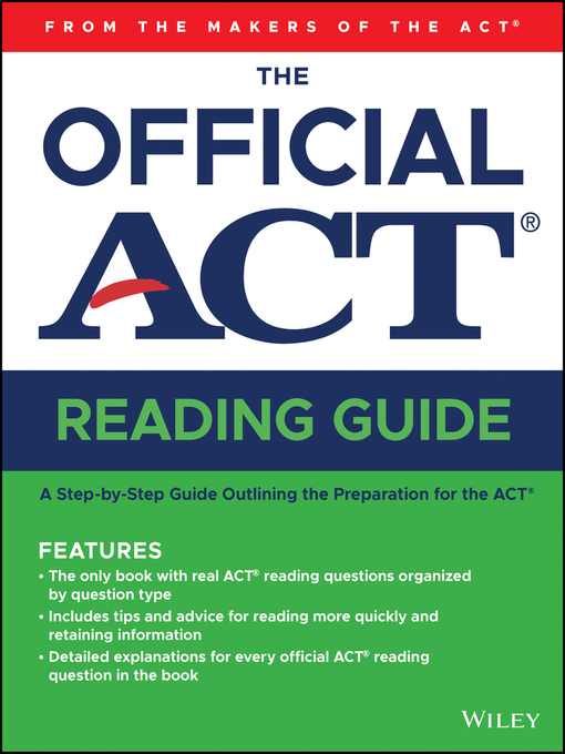 Title details for The Official ACT Reading Guide by ACT - Available